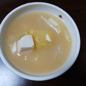 ❀白菜❀大根❀豆腐のお味噌汁